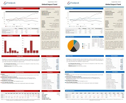 Fund Factsheet Templates Image