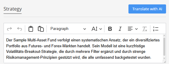 Translate Your Fund Factsheets with AI
