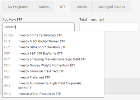 Add market indexes to portfolios